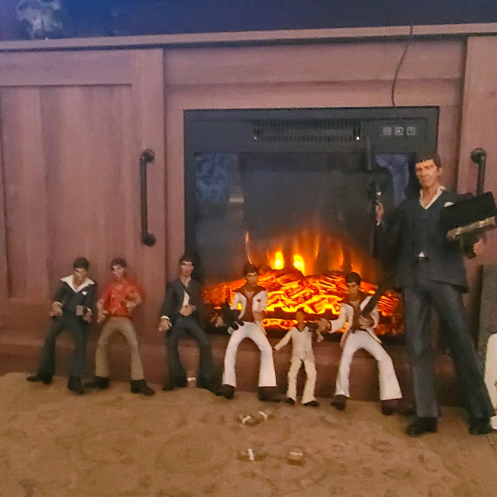 Rare collection of Tony Montana figurines